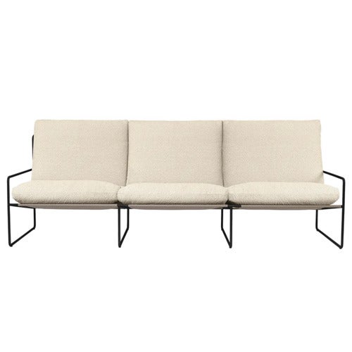Desert 3-istuttava sohva Black/Off-white