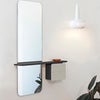 One More Look Peili musta tammi/Pearl White