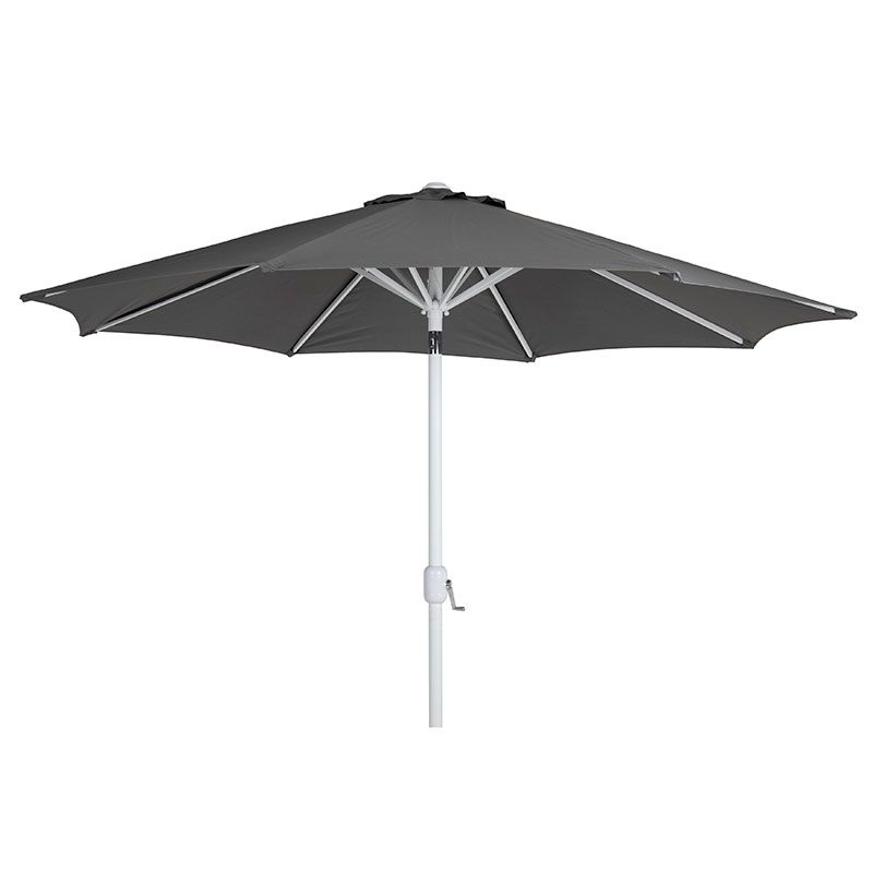 Brafab Cambre aurinkovarjo 250 cm valkoinen/harmaa