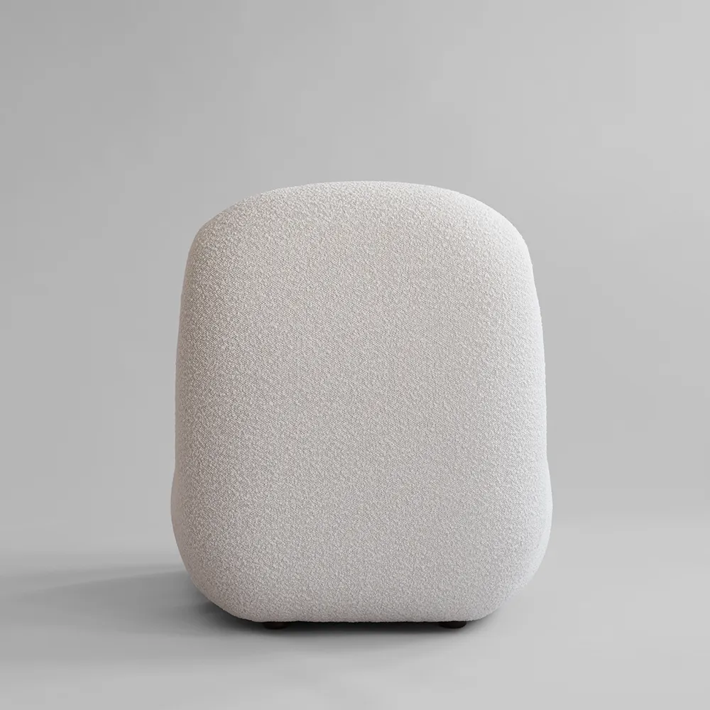 Toe Nojatuoli tasainen - Luonnonvalkoinen