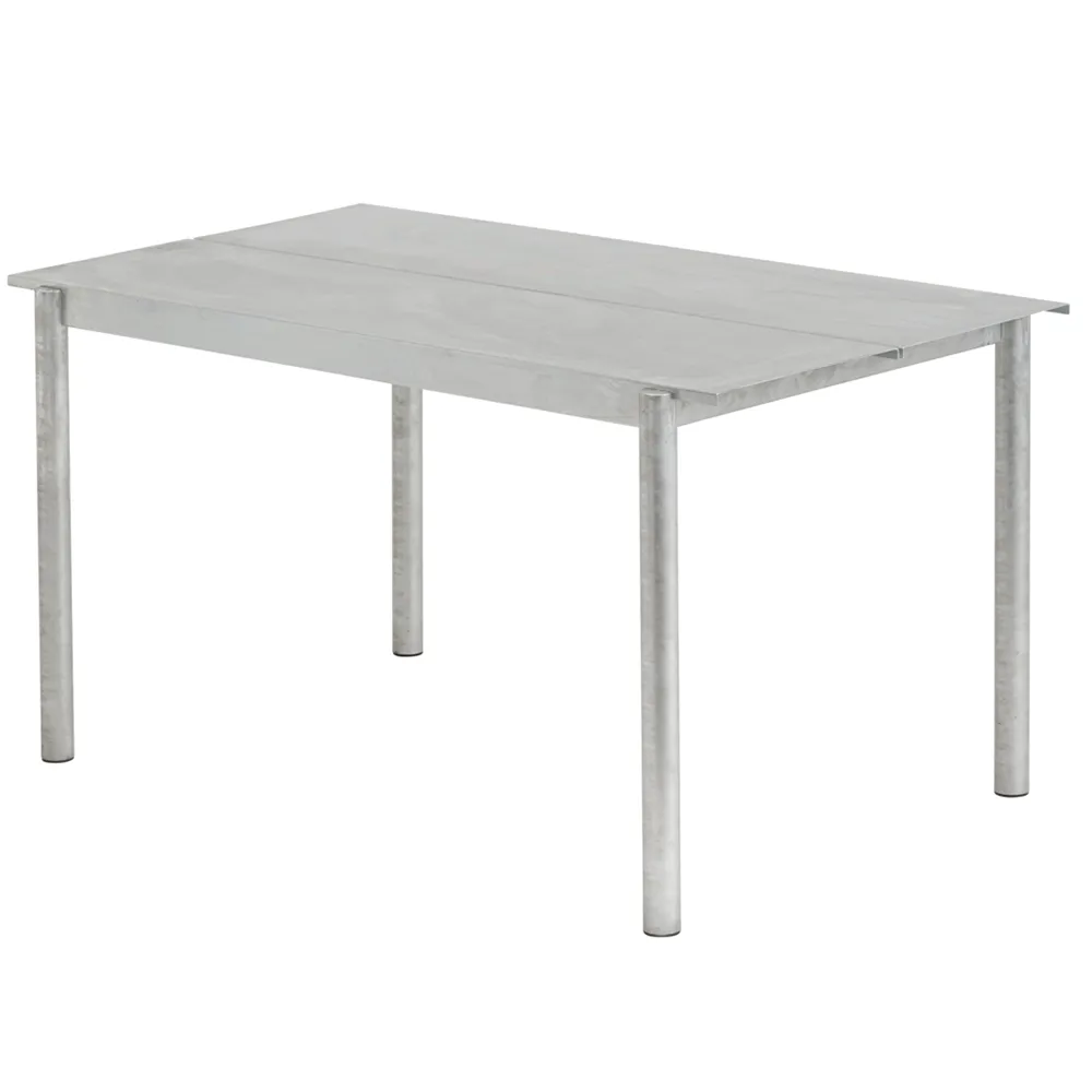 Muuto, Linear Steel Ruokapöytä 140X75 cm Warm Galvanized Steel