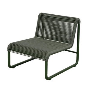 Al Dente lounge tuoli Weave Dark green