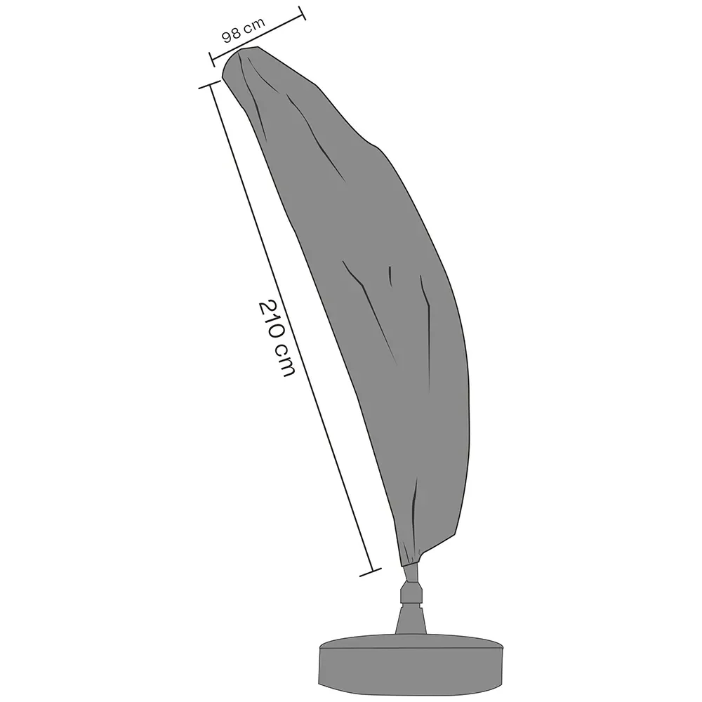 Aurinkovarjon kansi Easy Sun 265x75 cm waterproof