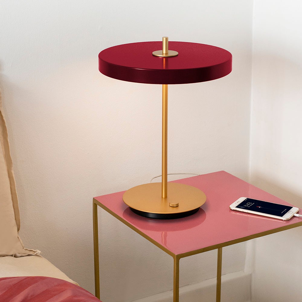 Asteria table Pöytävalaisin Ø 31 cm Ruby Red