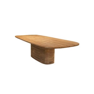 Mellow matbordrunko oval f/bordsskiva 240x130 cm & 300x130 cm Teak