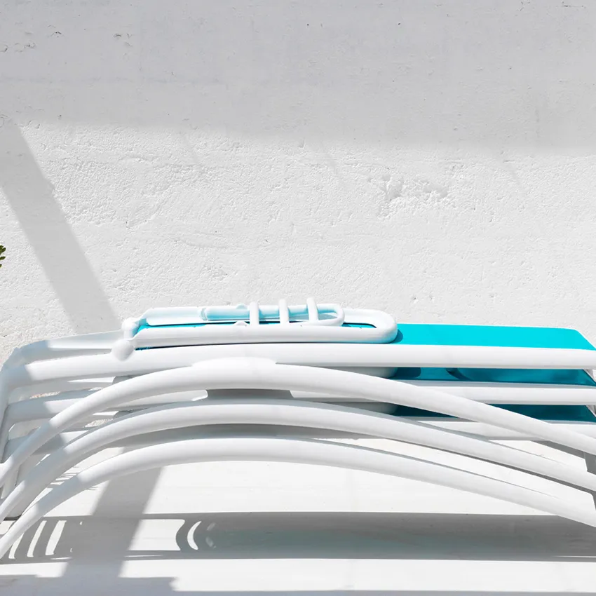 Atlantico aurinkotuoli White-Celeste