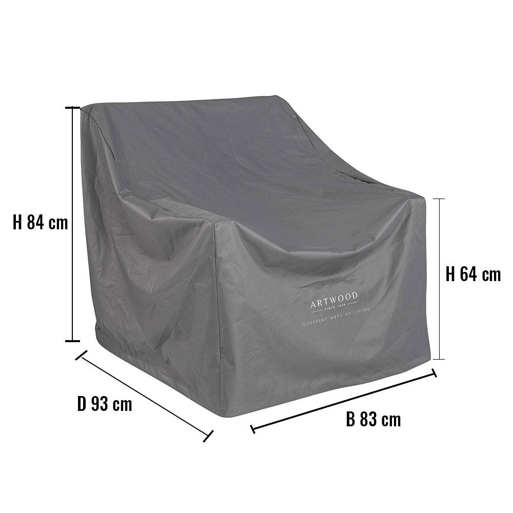 Kalusteen suojapeite nojatuoleille 83 x 93 cm Artwood