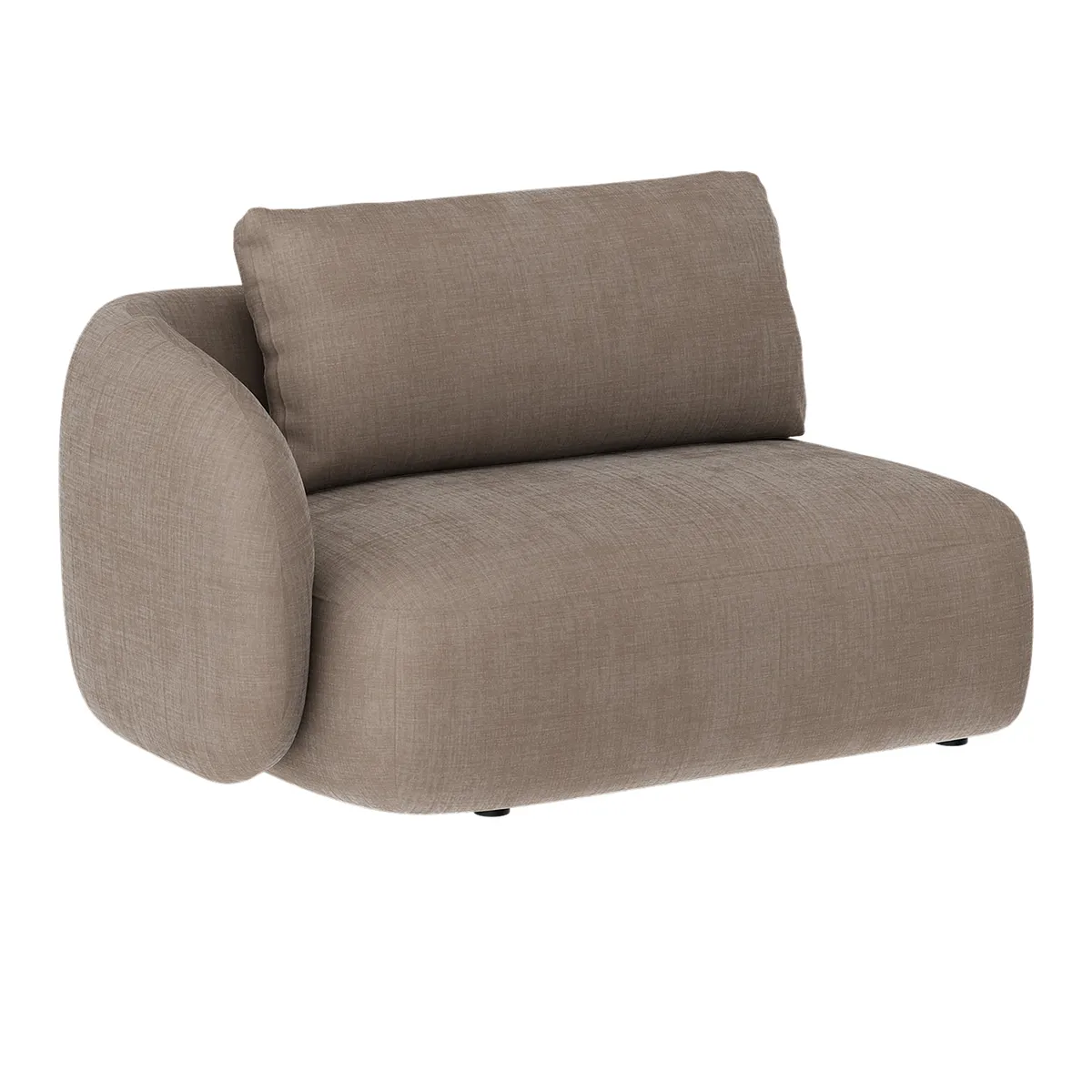 Artwood, Dixon 1,5-istuttava osio vasen Gabby taupe