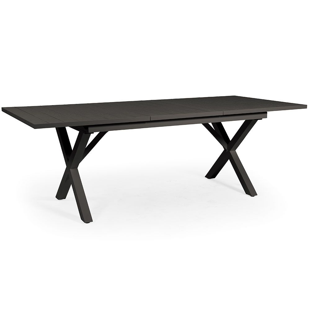 Brafab Hillmond pöytä 100 x 160-220 cm musta Brafab