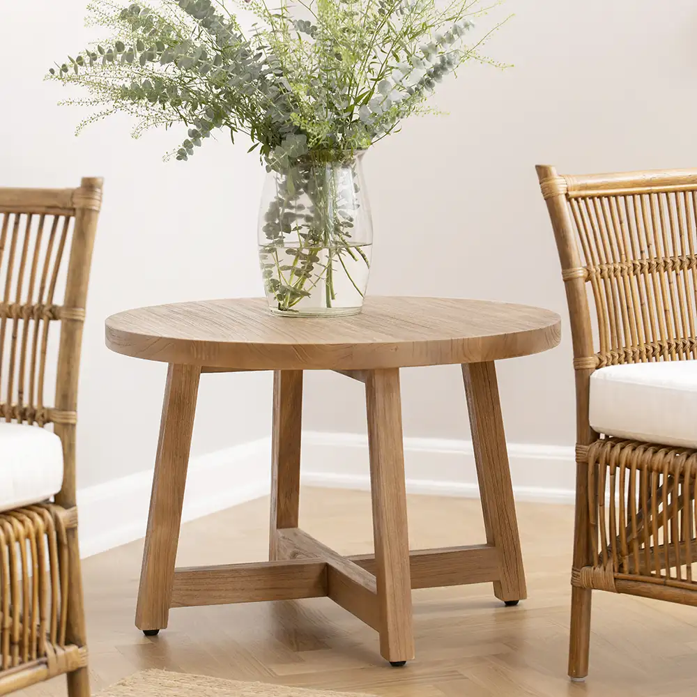 Aksel sohvapöytä Ø75 cm teak 