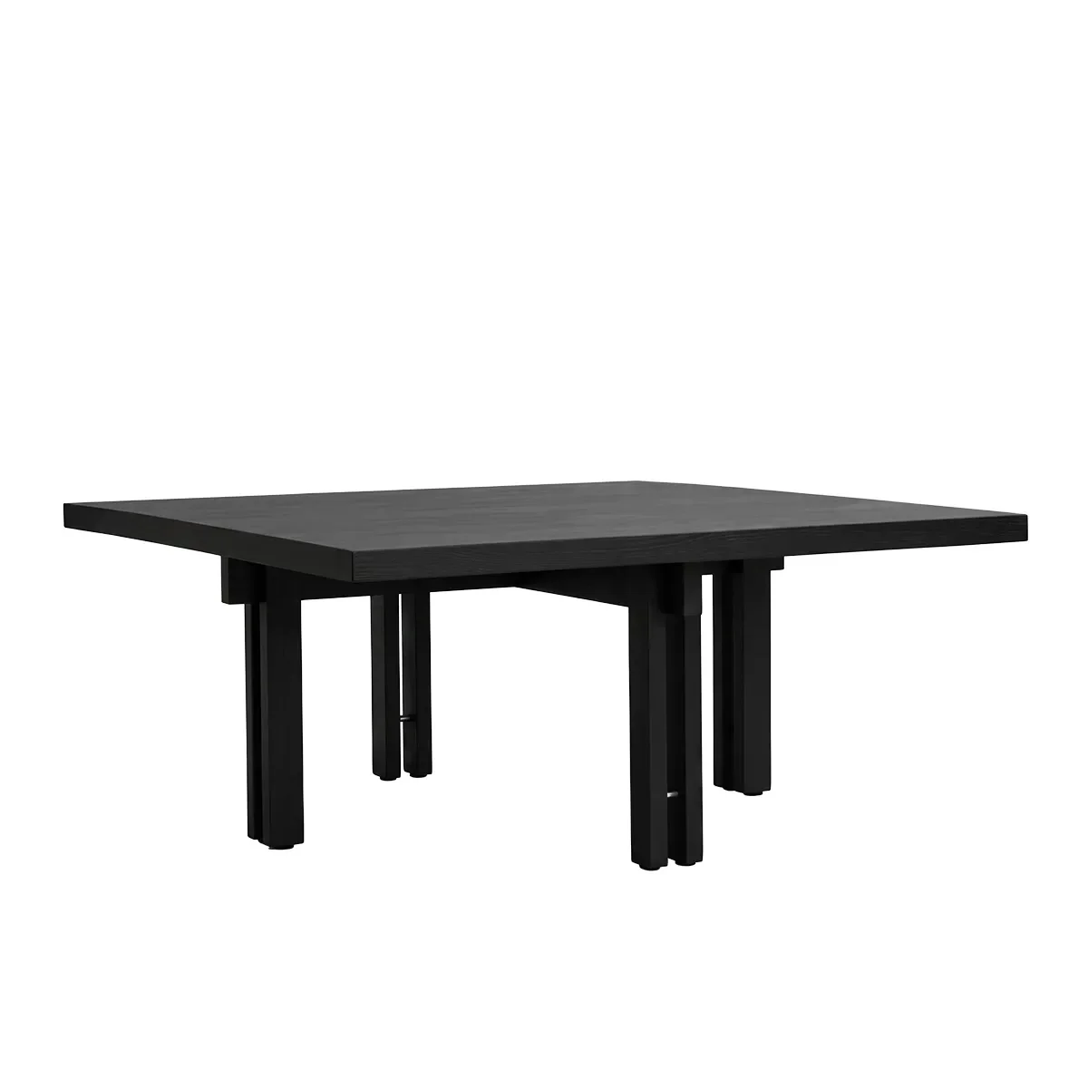 101 Copenhagen, Sohvapöytä tammi 80x80 Plinth Coffee Black Oak