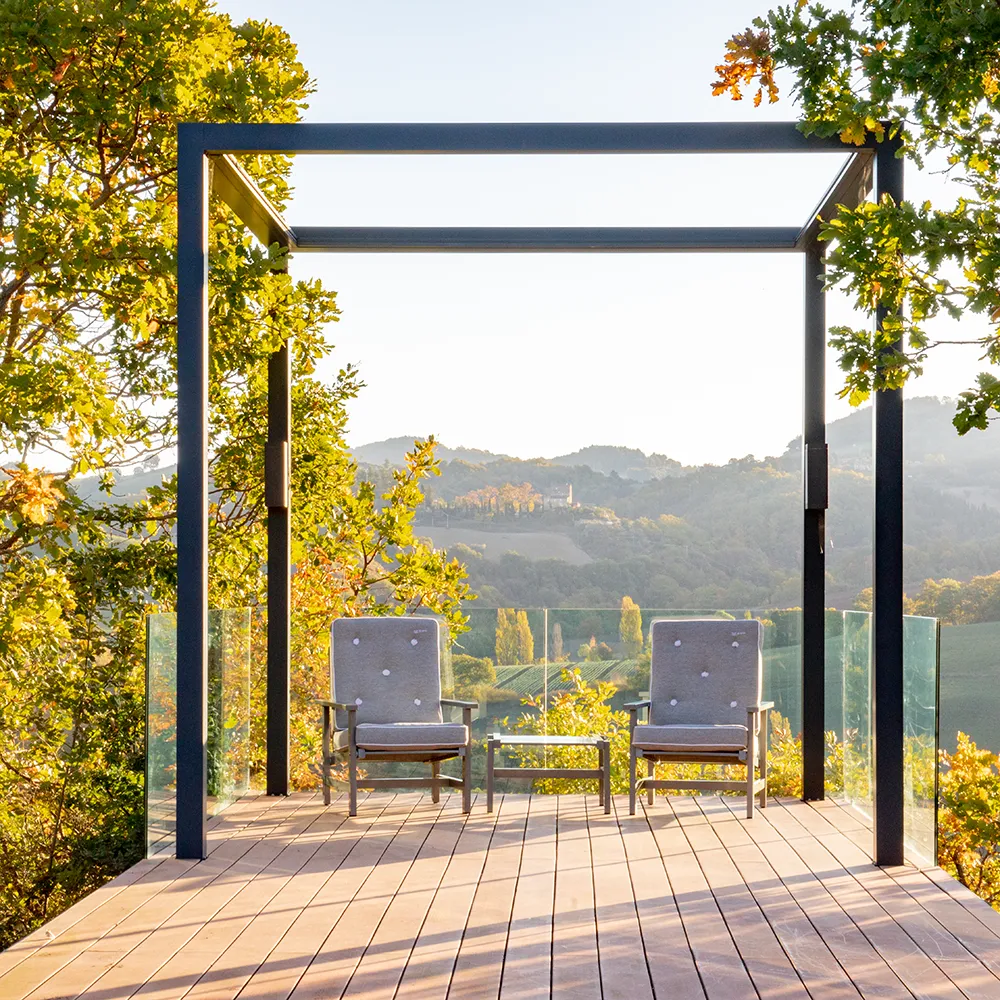 Nojatuoli Alumiini harmaa 