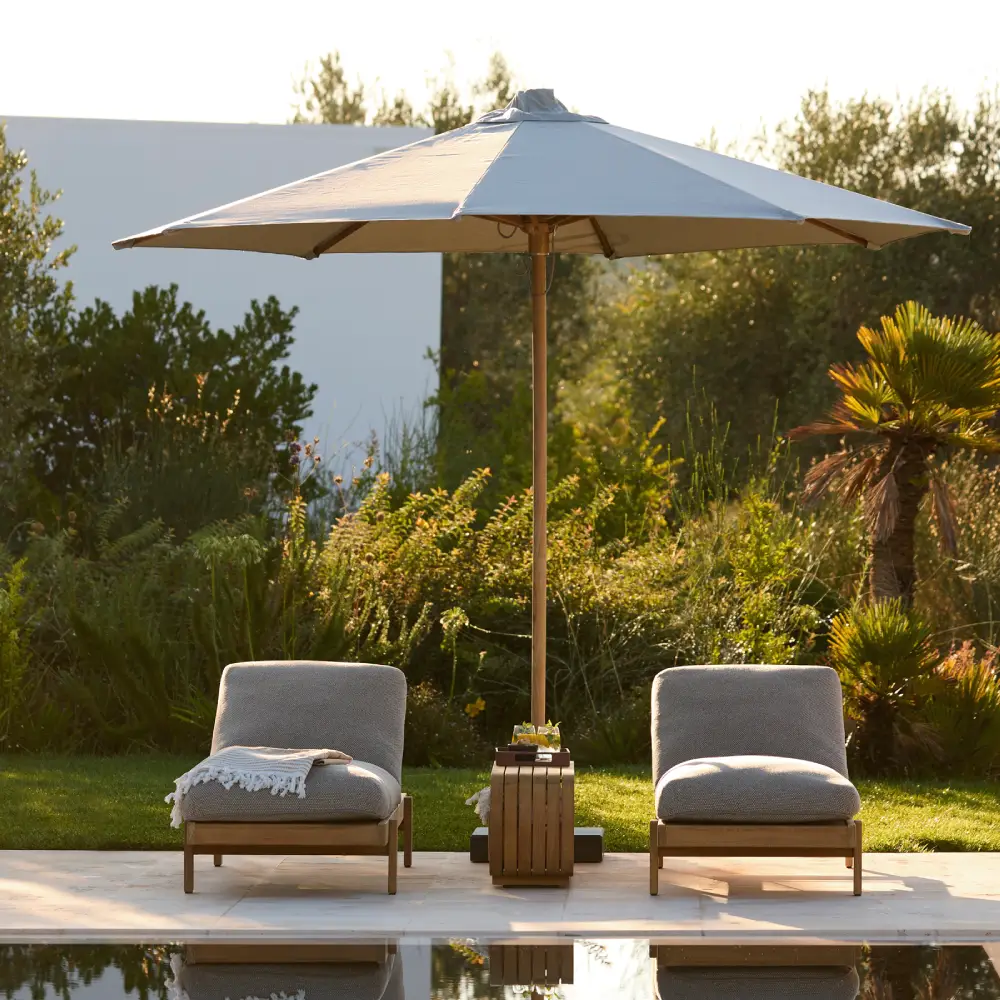 Vista aurinkotuoli, pinottava Teak