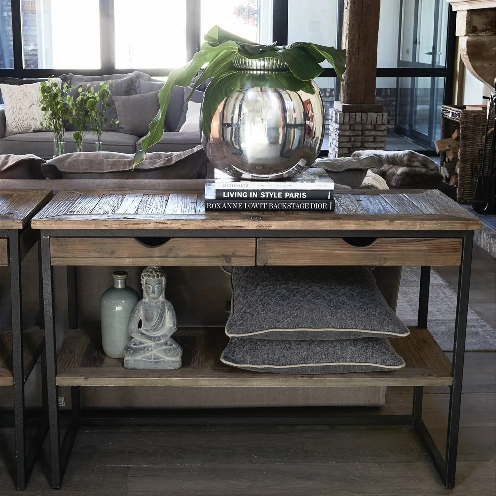 Shelter Island sivupöytä laatikoilla