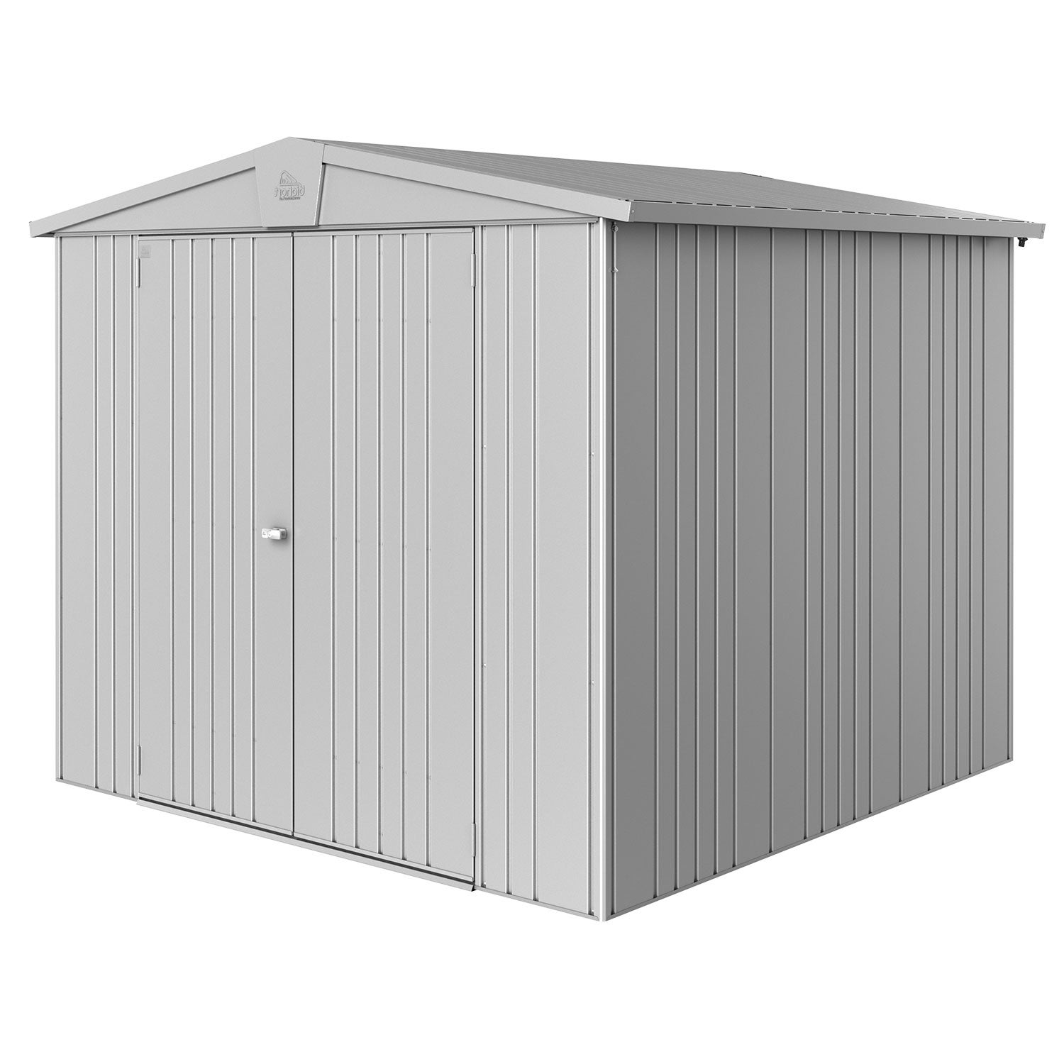 Europa puutarhavarasto koko 4 metallic hopea