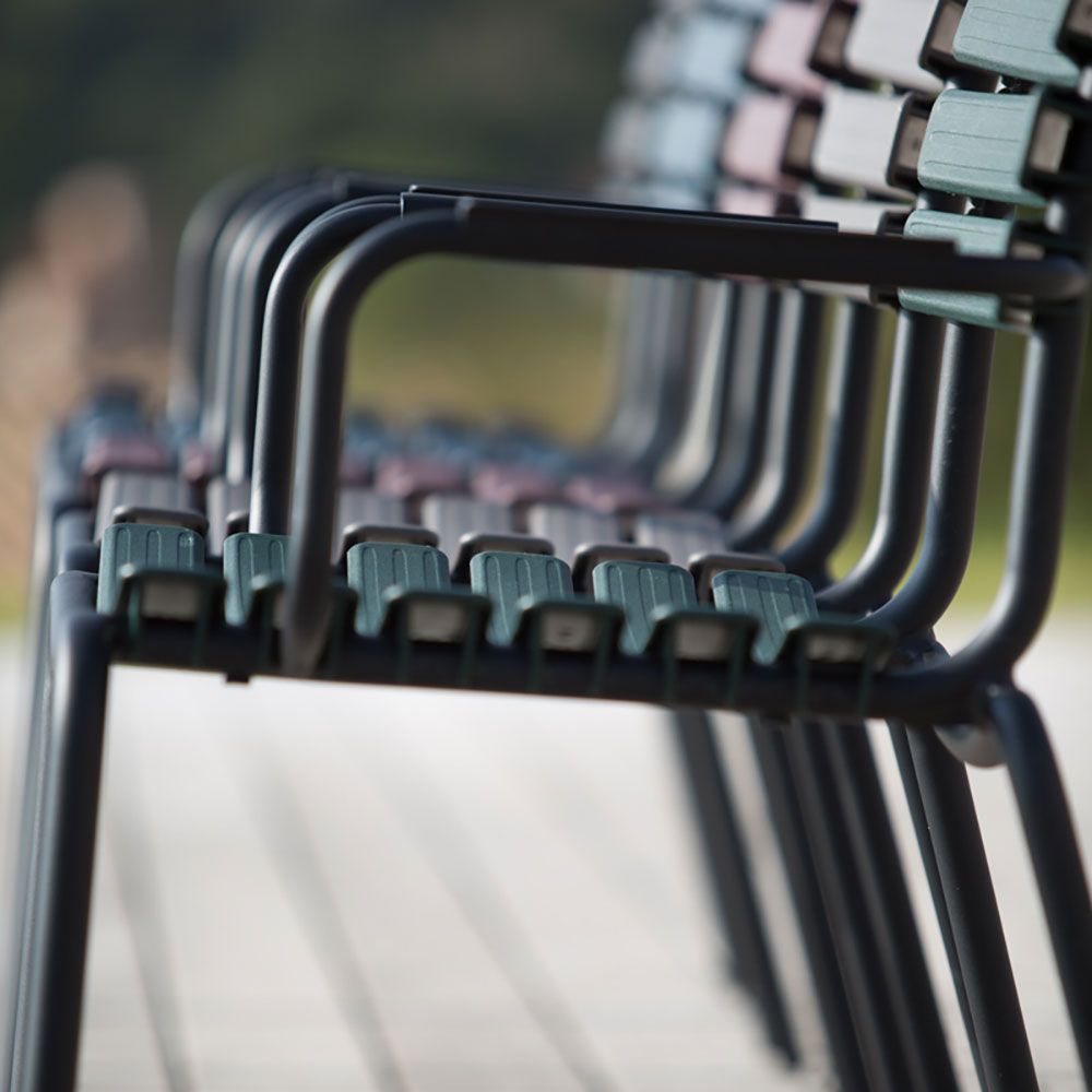 Clips käsinojallinen tuoli musta/bambu