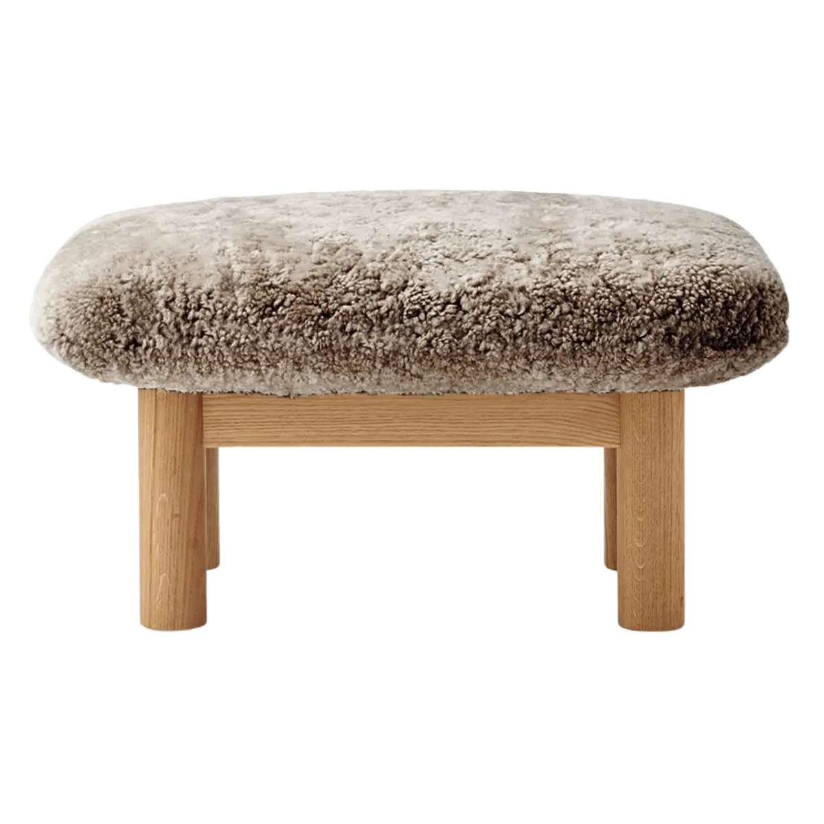 Brasilia jakkara massiivitammi luonnonvärinen, Sheepskin Nevotex Root