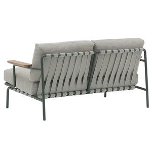Settle 2-istuttava sohva Ribbed Weave 2/Dark Green 