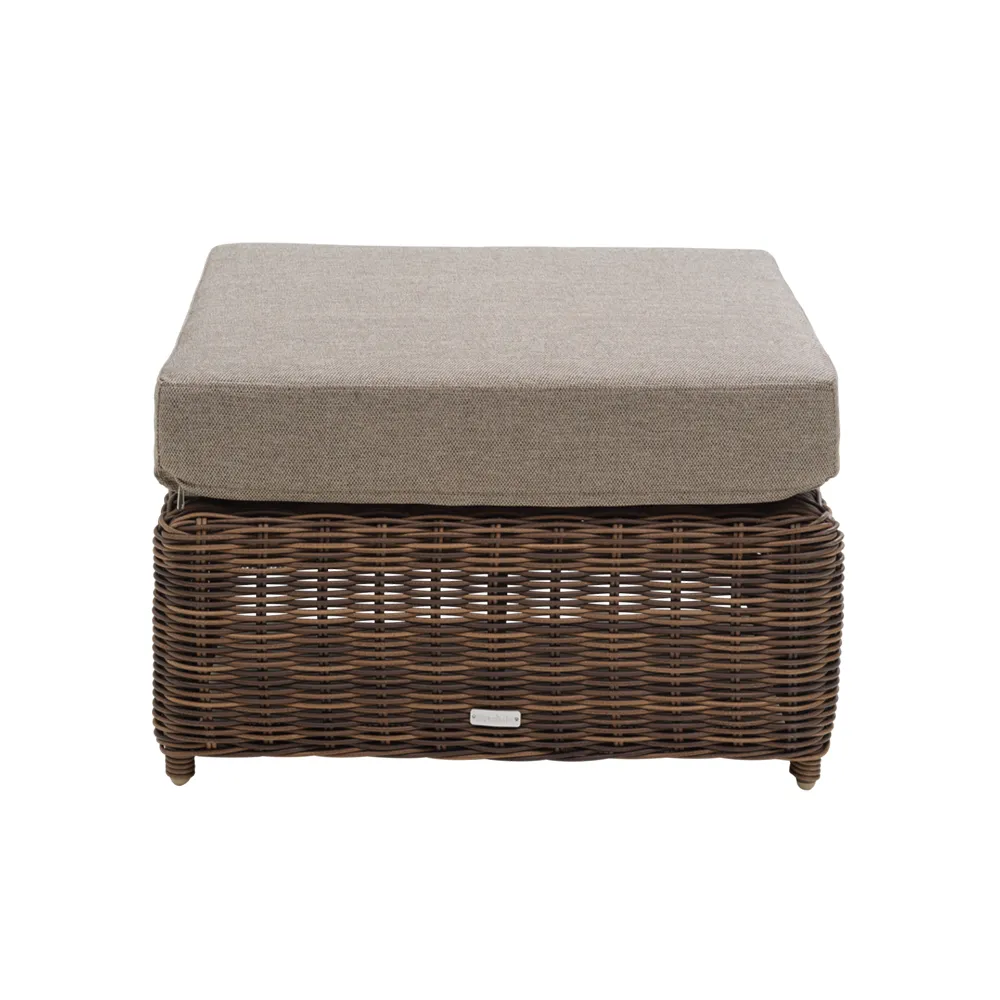 Glendon ottomaani  Dark brown / Soft moose