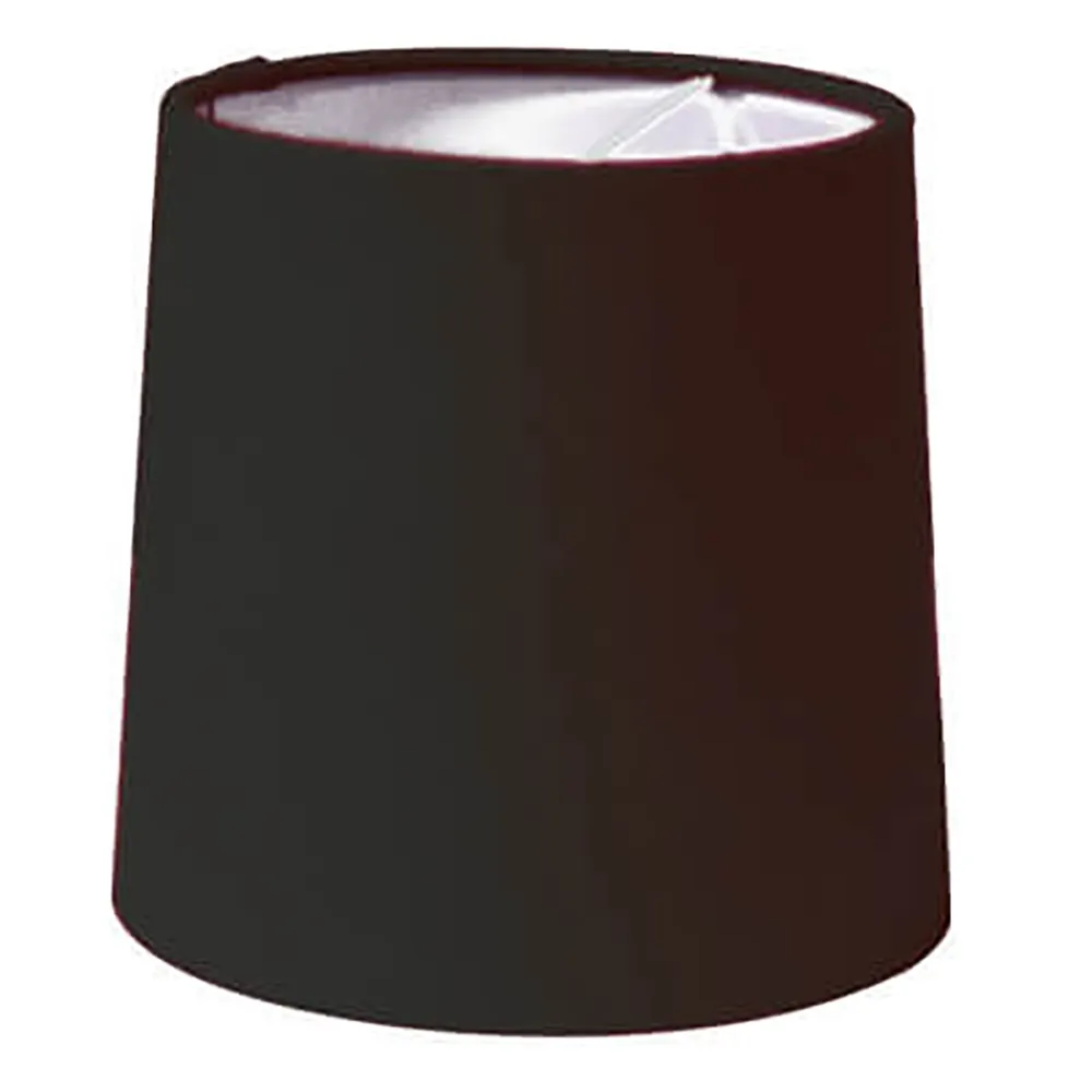 Solid lampunvarjostin 15cm musta