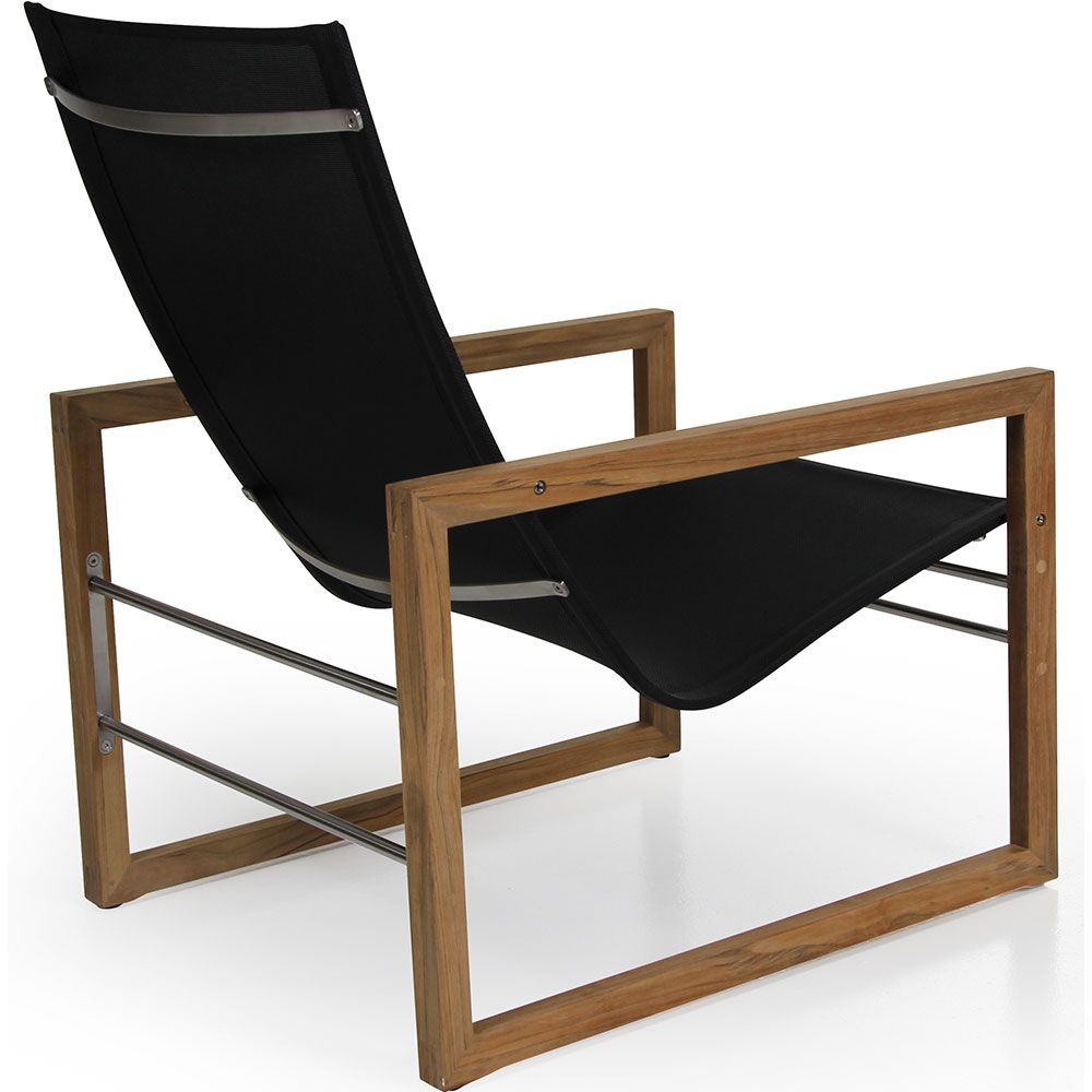 Vevi nojatuoli luonnonvärinen/musta Brafab