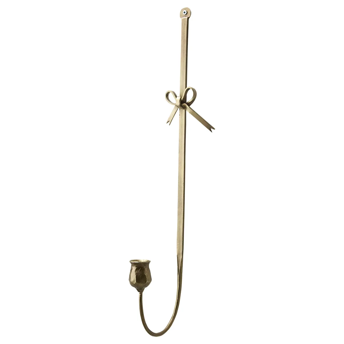 Seinäkynttilänjalka Francis L Brass H57 cm