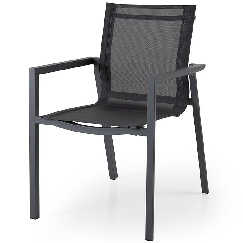 Delia pinottava tuoli antrasiitti/textilene Brafab 