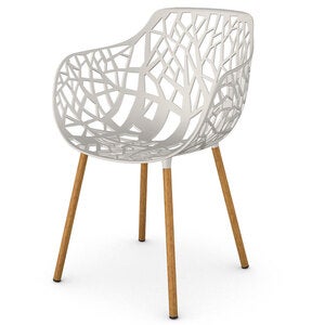 Forest Käsinojallinen tuoli Iroko/Iron Grey