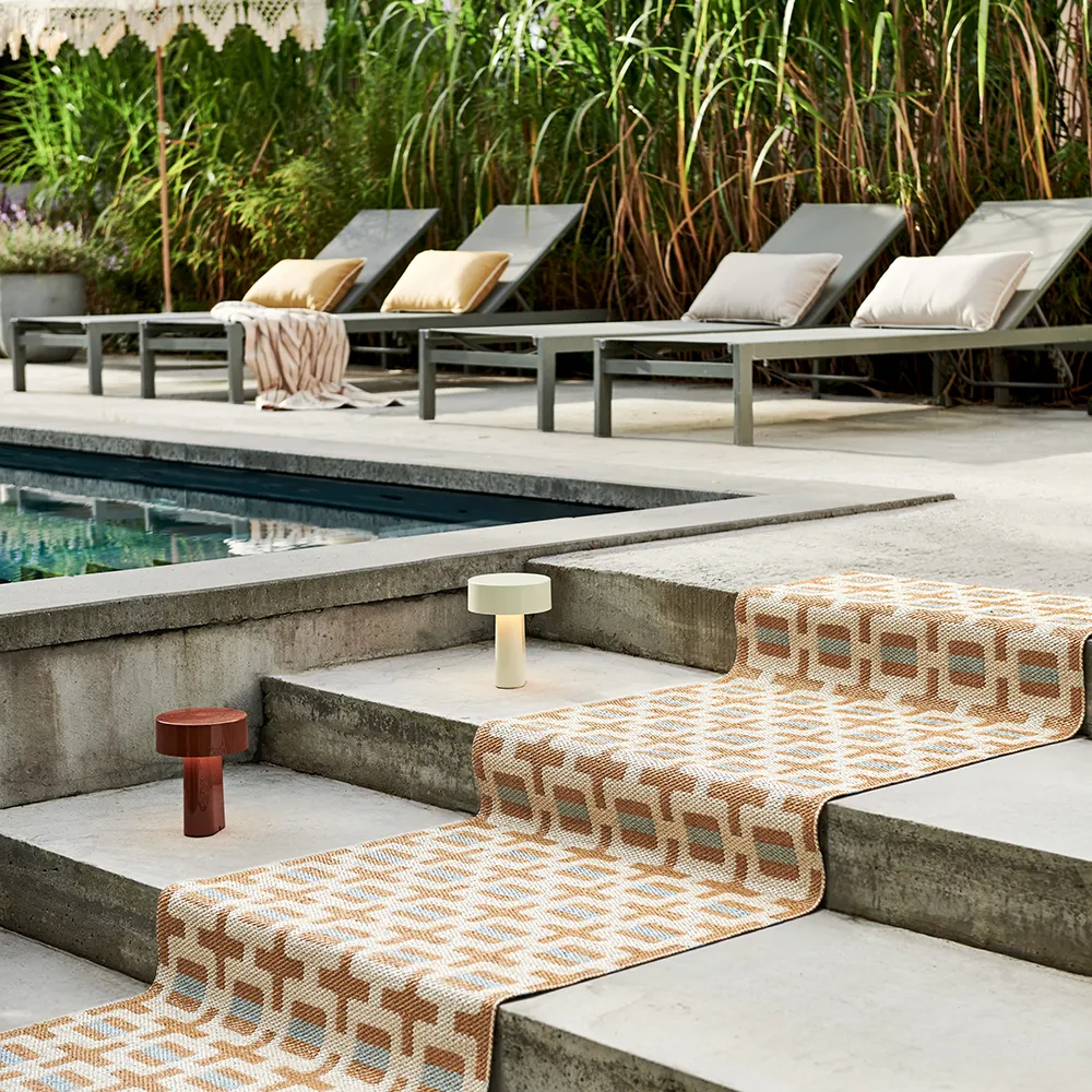 Tom matto Ochre/Cream/Sage 70 x 300 cm