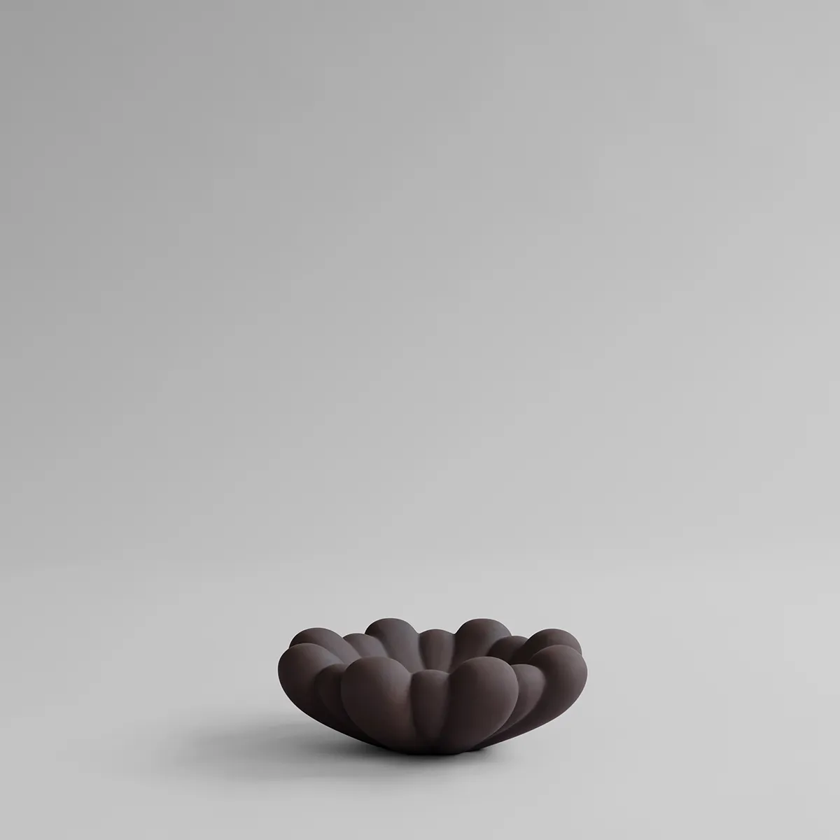 Käsintehty koristekulho Bloom Chocolate Brown Ø 28,5 cm