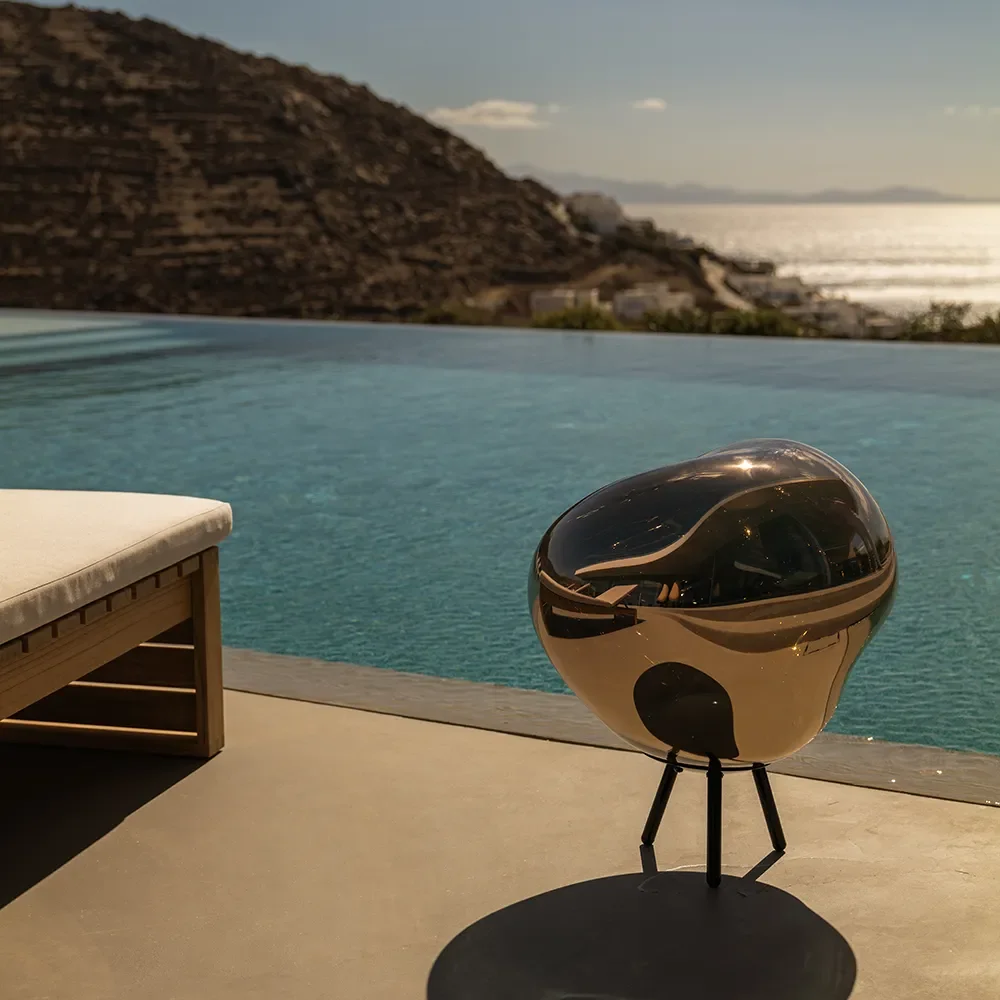 Melt Portable Large lattiavalaisin Copper LED