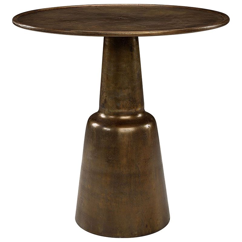 Chloe pöytä 70 cm Vintage Brass Artwood
