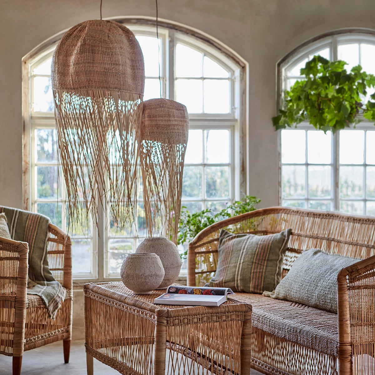  NEST lampunvarjostin luonnollinen, sarja 3 kpl