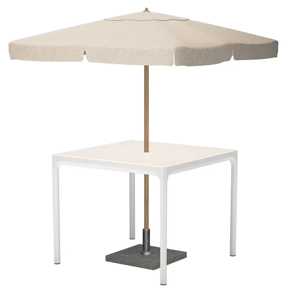 FOUR alumiinirunko 90x90 cm vit