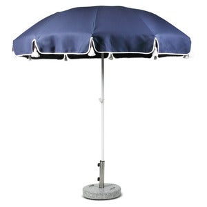 Aurinkovarjo 220 cm tupsuilla dark blue 32