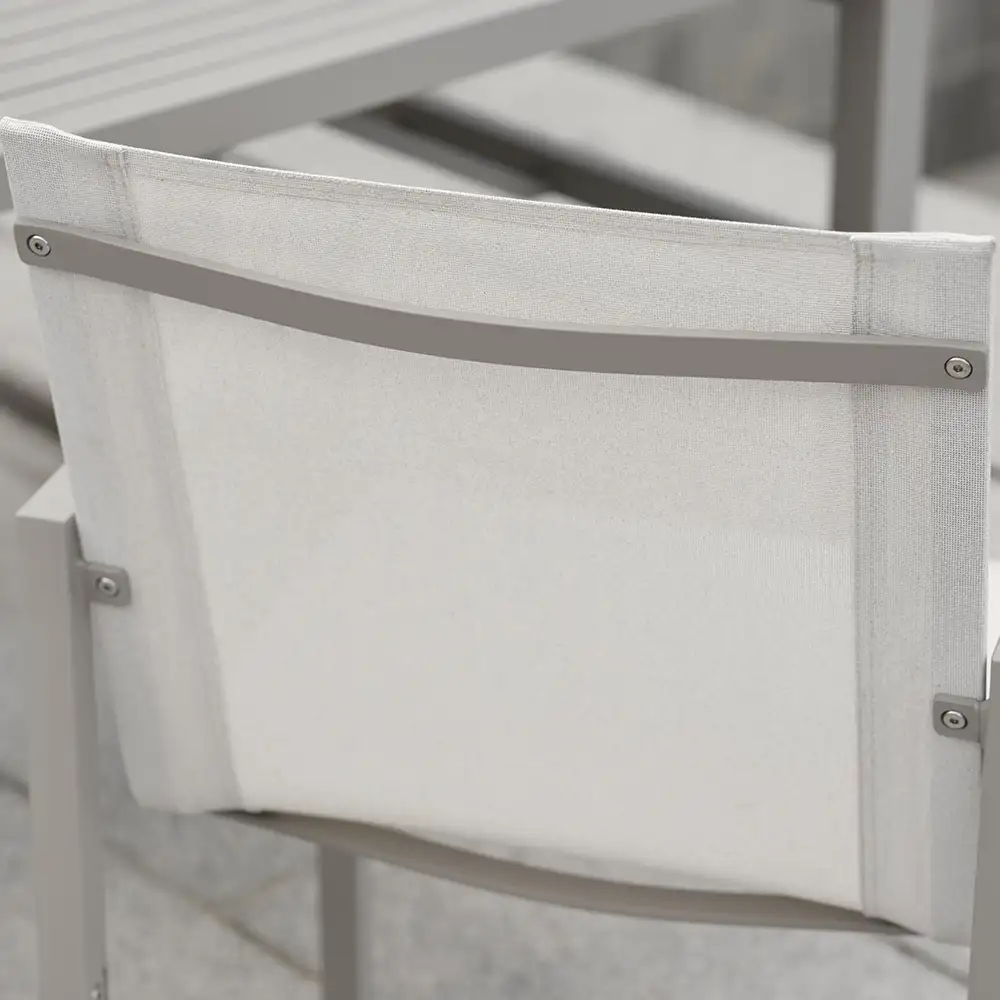 Vevi käsinojallinen tuoli khaki/valkoinen Brafab