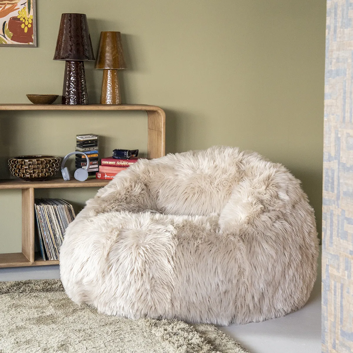 Puhallettava nojatuoli Snuzzle Taupe