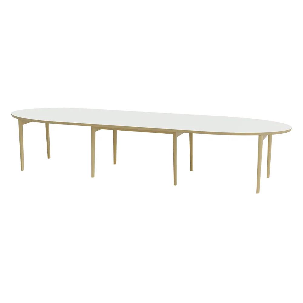 Sm78 Pöytä Tammiviimeistely/Valkoinen Laminointi