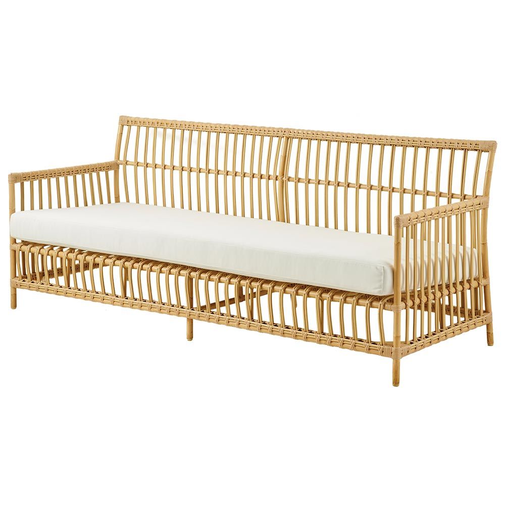 Caroline 3-paikkainen sohva taidekuidusta luonnonvärinen