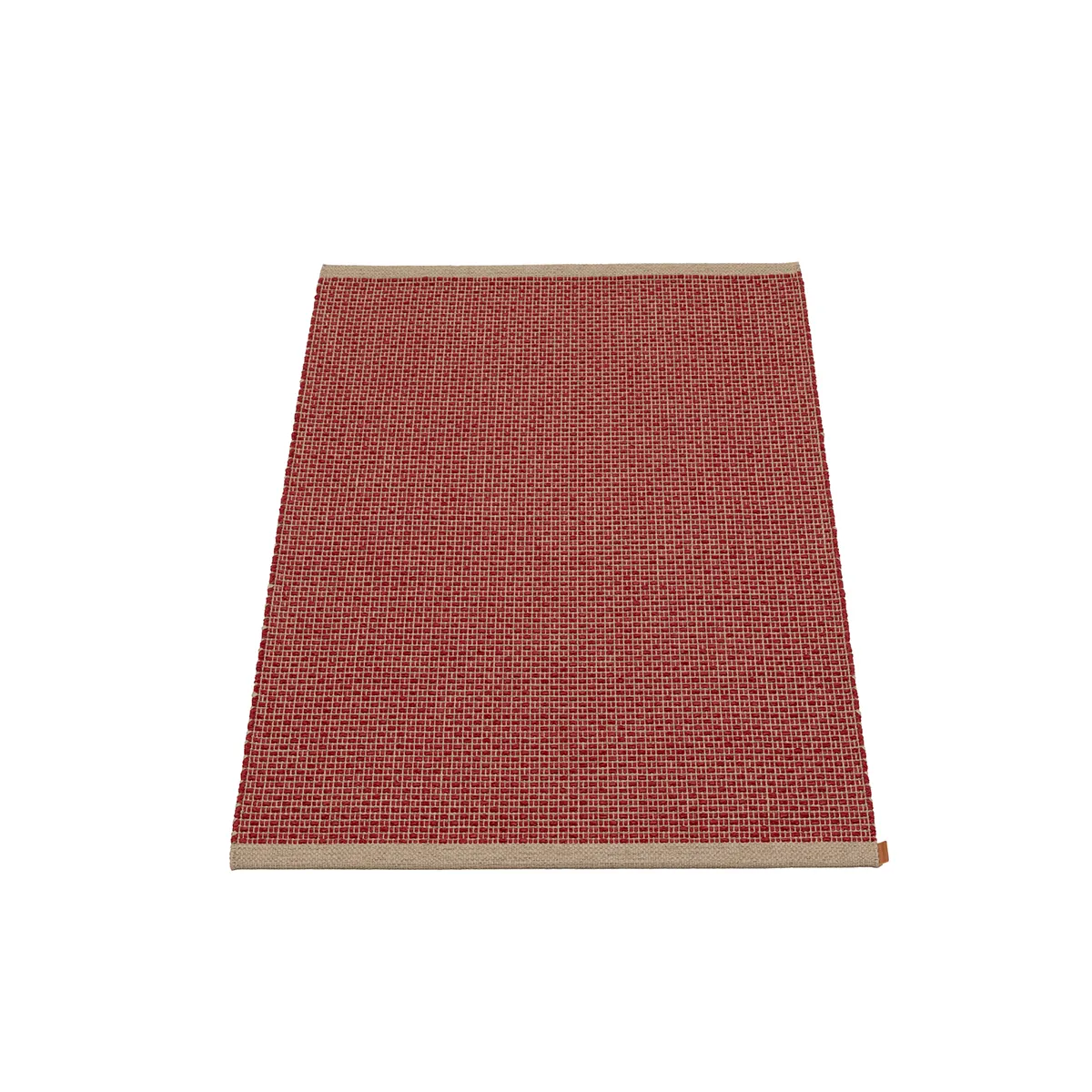 Pappelina, Pestävä Muovimatto NILS Dark Red 70x180 cm