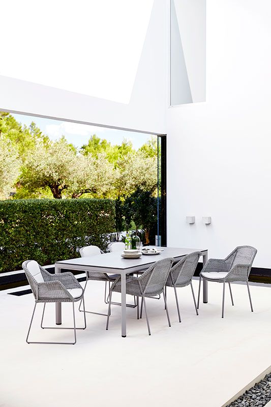 Drop ruokapöytä 150X90cm vaaleanharmaa 