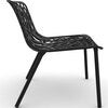 Forest loungenojatuoli Black