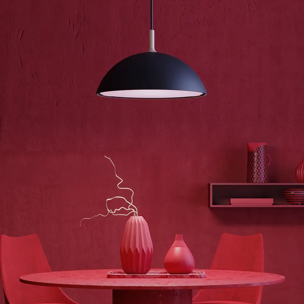 Bowl riippuvalaisin musta E27