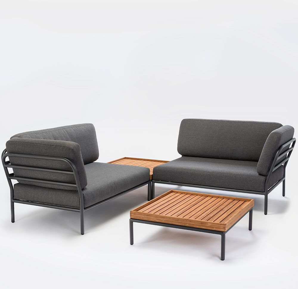 Level jalkatuki 81x81 cm harmaa alumiini