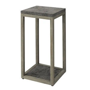 Torre kukkapöytä 70 cm tiikki/laavakivi Artwood