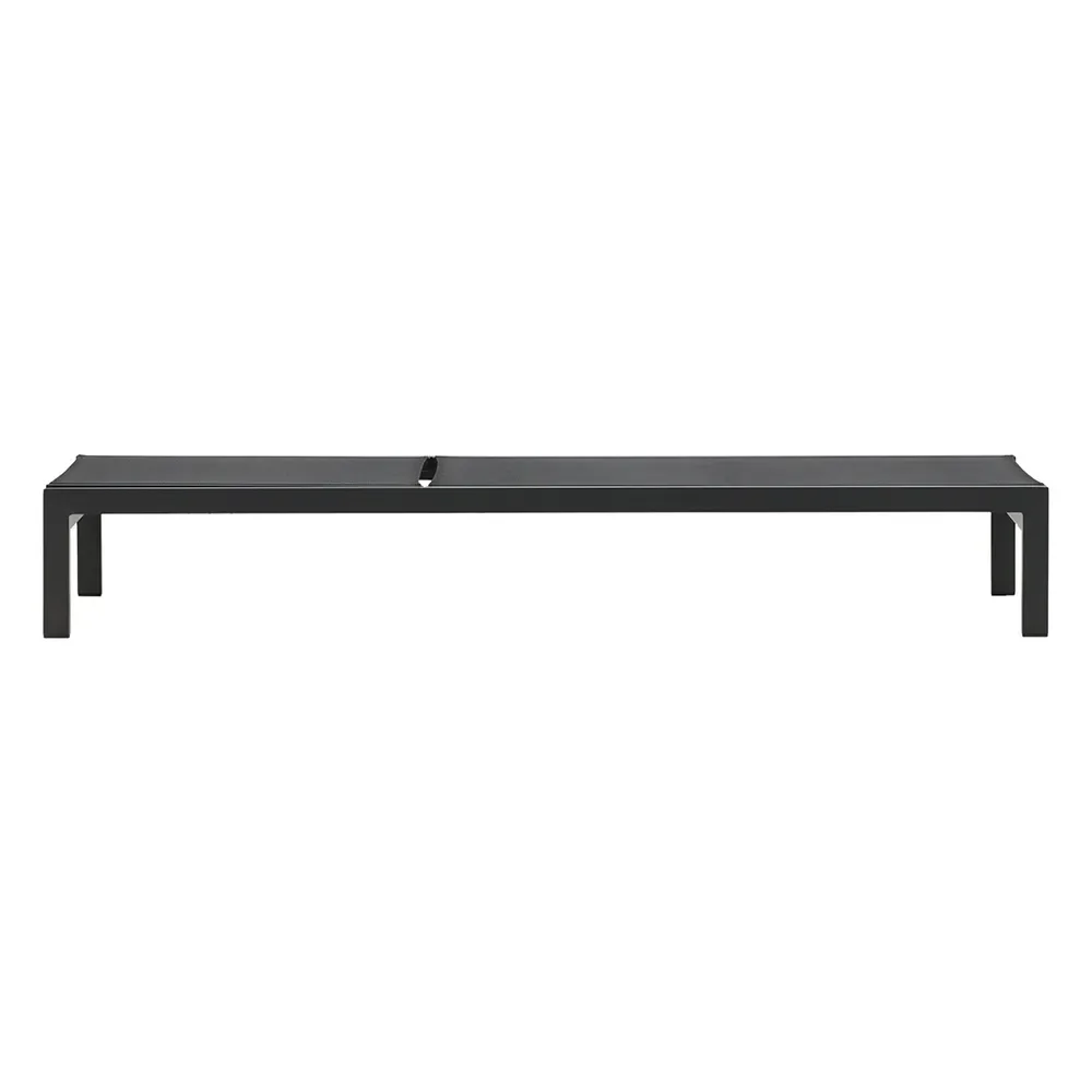 Copacabana aurinkotuoli musta 2 kpl