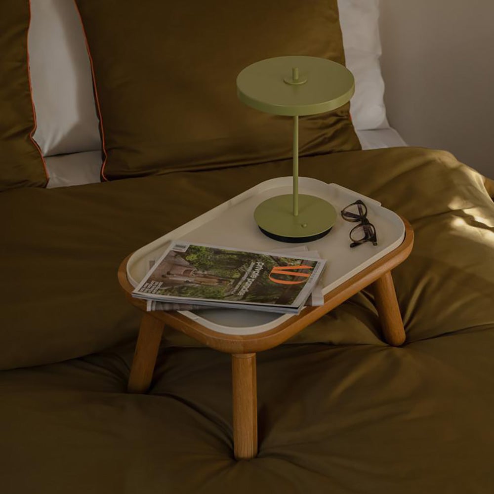 Paff Sivupöytä matala tammi/Pearl White