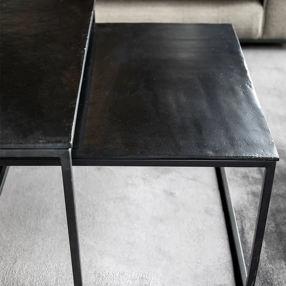 Mille sohvapöytä 3-setti Musta