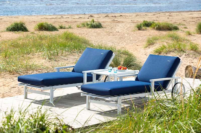 Waterproof Aurinkovuoteen pehmuste sininen 