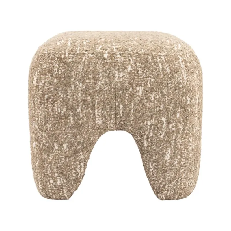 By-Boo, Bayo jakkara 46x46x43 cm polyesteri taupe